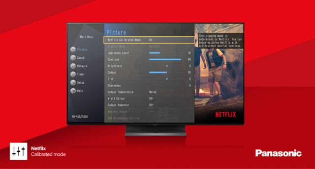 Modo Netflix en Panasonic